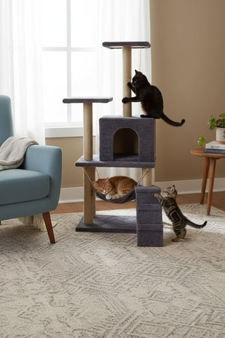 Árvore para gato - 125 x 50 x 30 cm