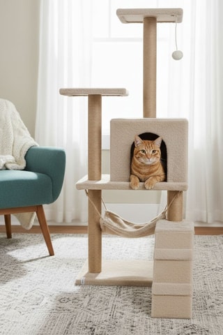 Árvore para gato - 125 x 50 x 30 cm