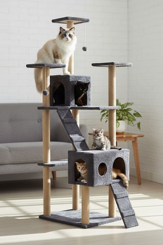 Árvore para gato - 172 x 60 x 45 cm