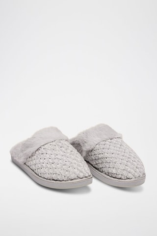 Pantofole imbottite - Grigio chiaro