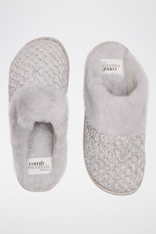 Pantofole imbottite - Grigio chiaro
