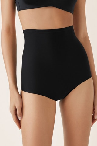 Hipster hoge taille - Zwart