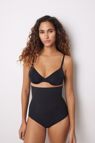 Hipster hoge taille - Zwart