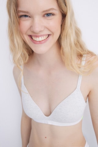 Reggiseno - Grigio chiaro melange