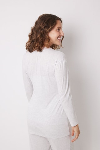 Cardigan premaman - Grigio chiaro melange