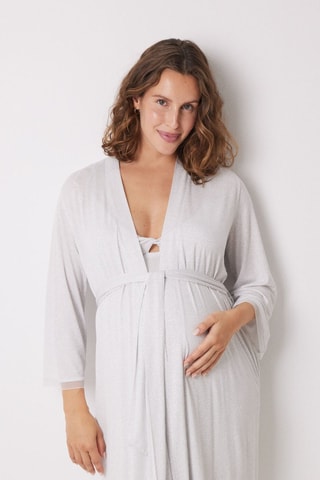 Accappatoio premaman - Grigio chiaro