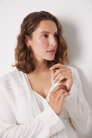 Accappatoio premaman - Bianco