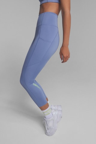 Leggings a vita alta - Cobalto