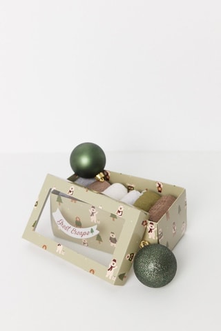 3 paia di calze - Kaki e grigio melange