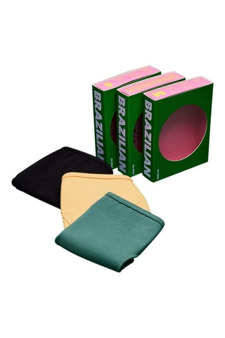 3 slip - Antracite, giallo e verde scuro