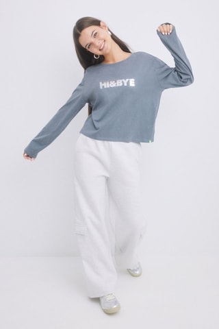 T-shirt - Grigio e argentato