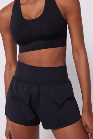 Shorts a vita alta - Nero