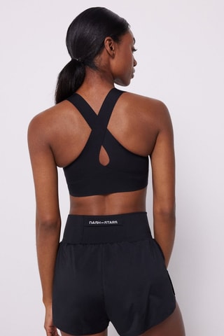 Shorts a vita alta - Nero