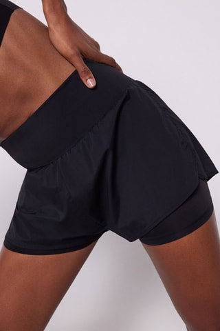 Shorts a vita alta - Nero