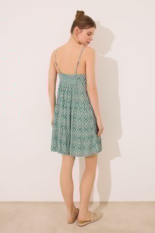 Abito a campana - Verde scuro