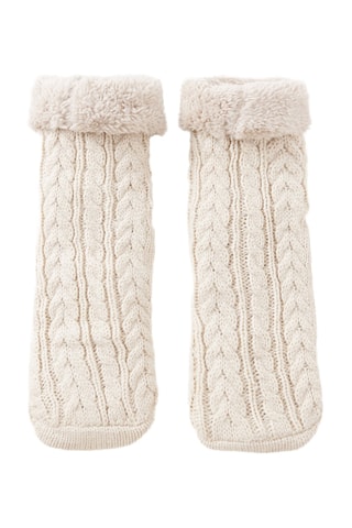 Calze antiscivolo - Beige chiaro