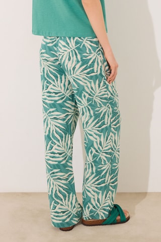 Pantaloni - Verde acqua ed ecrù