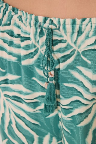Pantaloni - Verde acqua ed ecrù
