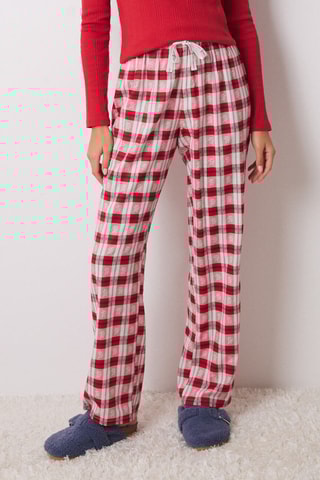 Pantaloni pigiama - Rosso e bianco