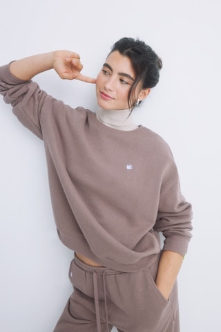 Felpa in pile - Taupe