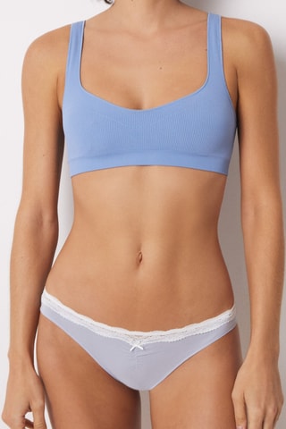 7 slip - Bianco e verde