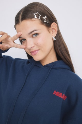 Felpa in pile - Navy