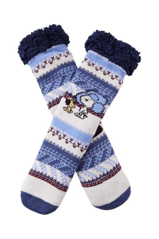 Calze antiscivolo Snoopy & Woodstock Snoopy & Peanuts - Navy