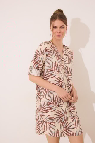 Tunica - Beige e bordeaux