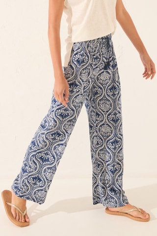 Pantaloni - Navy e bianco