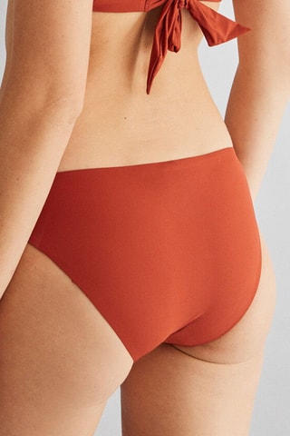 Slip bikini - Rosso mattone