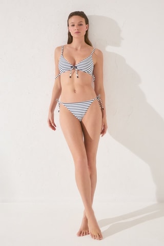 Slip bikini - Bianco e nero