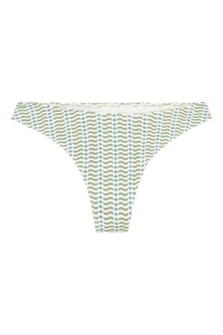 Slip bikini - Verde chiaro e celeste