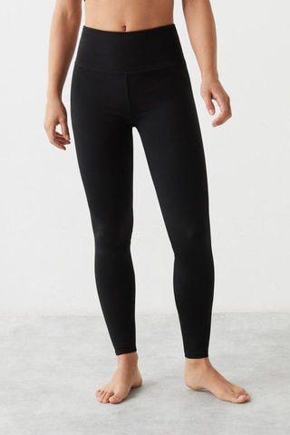 Leggings a vita alta - Nero