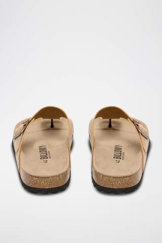 Sandali in pelle - Marrone