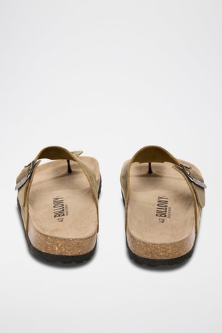 Sandali in pelle - Kaki