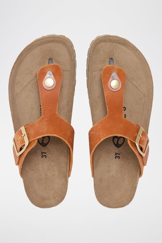 Sandali in pelle - Arancione