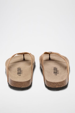 Sandali in pelle - Marrone