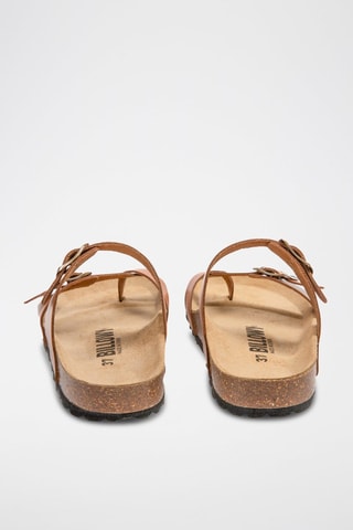 Sandali in pelle - Cammello