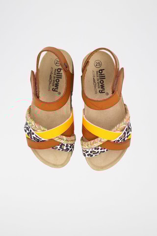 Sandali Rosso - Marrone