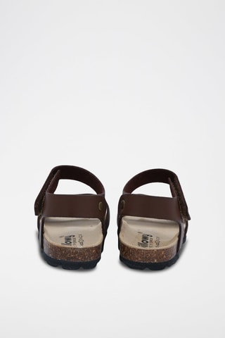 Sandali Rosso - Marrone scuro