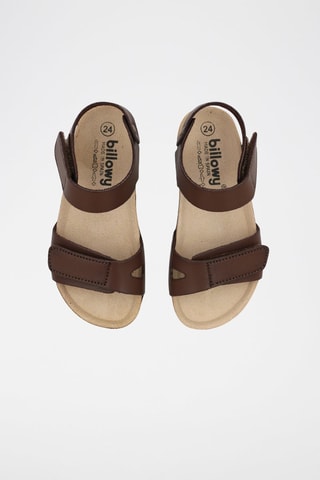 Sandali Rosso - Marrone scuro