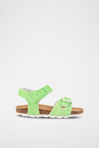 Sandali Rosso - Verde chiaro melange