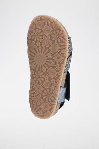 Sandali Rosso - Nero melange