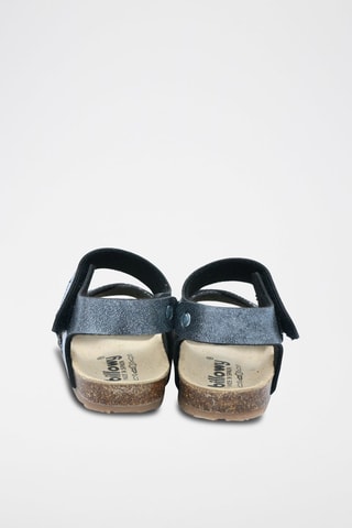 Sandali Rosso - Nero melange