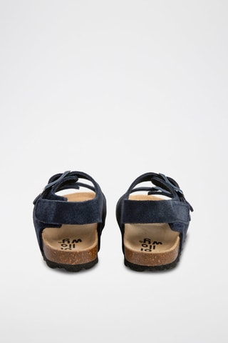 Sandali in pelle scamosciata - Navy