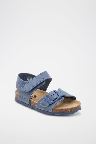 Sandali in pelle - Blu