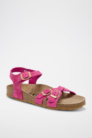 Sandali in pelle - Rosa