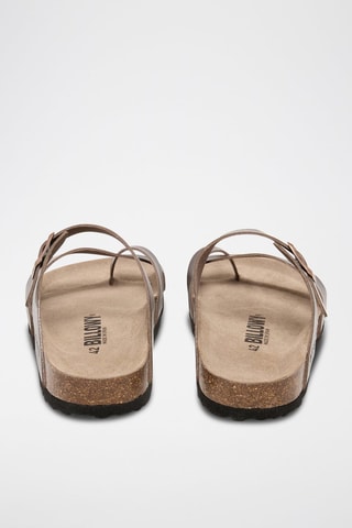 Sandali in pelle - Marrone