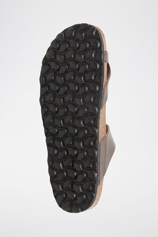 Sandali in pelle - Marrone