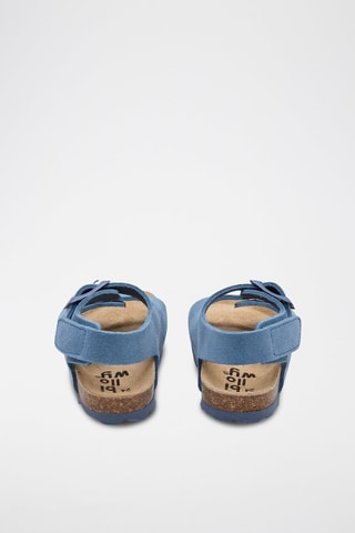 Sandali in pelle - Blu